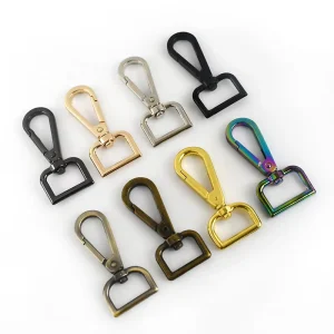 Meetee F2 10 20mm Alloy Shoulder Strap Hook Buckle Bag Hardware Accessories Webbing Hanger Rotating Lobster Clasp