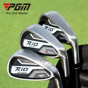 Mens 7 Iron Golf Club Stainless Steel Head Portable Lightweight Training Single Club for Practice Beginners