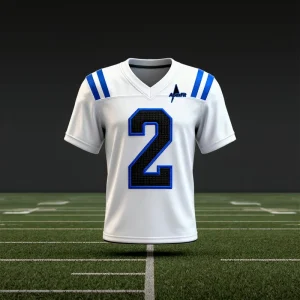 Men’s Plus Size American Football Uniform Jersey Custom Breathable Summer Sportswear Printed Top Style T shirts for Rugby