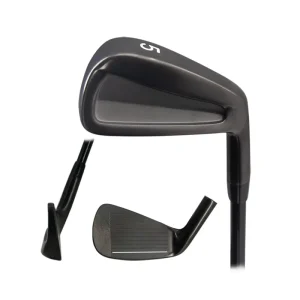 Mens Soft Right Hand Forged CNC Miled Golf Irons Set 4 9 PW Black Iron Head Club Targeted Golf Club Series
