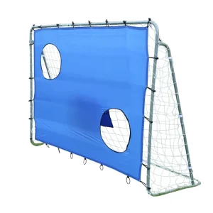 Metal Frame Foldable Lightweight Football Goal Net with Portable Shooting Target