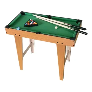 Mini 5ft Indoor Sport 3-in-1 Snooker Table, MDF Billiard Pool Table, Rubber Cushion, Wool Cushion, PVC Pocket, Ball Return