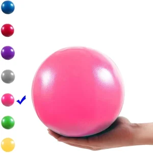 Mini 9 Inch PVC Anti Burst Soft Lightweight Exercise Ball Eco Friendly Yoga Pilates Core Training Physical Therapy Massage Ball