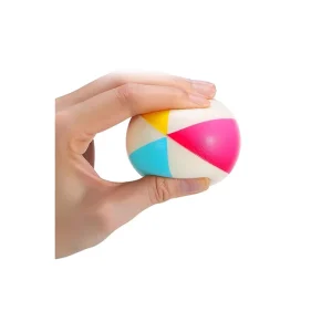 Mini Beach 2.5 Inch Foam PU Relief Stress Rainbow Blow up Beach Balls 5 to 7 Years Unisex