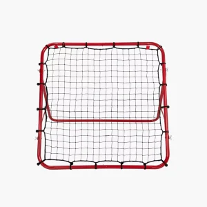 Mini Eco Friendly Rebounder Foldable Single Sided 96x96cm Alloy Steel PE Net Football Goal for Kids Training