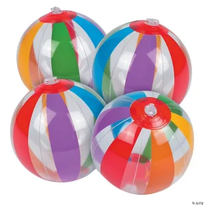 Mini Glitter Beach Balls Bulk Clear Inflatable Pool Beach Ball Summer Party Favors for Beach