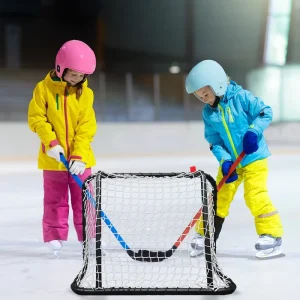 Mini Indoor Outdoor Ice Hockey Goal Metal
