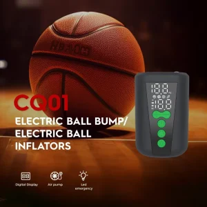 Mini Plastic Electric Ball Air Pump with Fast Inflation and LED Digital Gauge for Soccer Basketball Volleyball Football