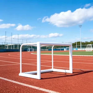 Mini Portable Soccer Goal Compact Aluminum Frame Football Goal for Kids Training Backyard Play