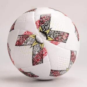 Mixed Colors Custom Logo Official Weight Football Ball Thermal Bonded PU Material Professional Football Soccer Balls Size 5