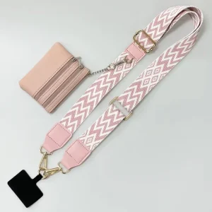 Mobile Phone Strap With Wallet Multifunctional Crossbody Bag Strap With Coin Purse Cellphone Anti lost Lanyard for Outdoors