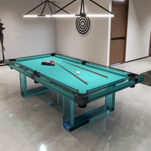 Modern Design Professional Acrylic Pool Table Home Indoor Recreational Sports Luxury Slate 9 Ball Snooker Billiard Table Club