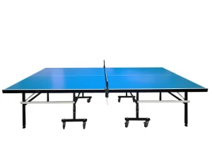 New Design Foldable Outdoor Foldable Moving 6mm Aluminum Table Tennis Table with Ball&bats Position for Training