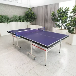 Modern Home Outdoor Foldable Table Tennis Table 25mm MDF Surface Movable Standard Indoor Sports Equipment