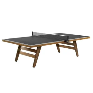 Modern Luxury Solid Wood Table Tennis Table Standard Size Indoor Ping Pong Table Table Tennis Set Tournament Grade Dual Purpose