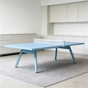Modern Solid Wood Ping Pong Table Indoor White Ash Wood Table Tennis Table for Home & Office