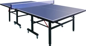 Modern Sport Indoor Table Tennis Table Aluminum Alloy Foldable Standard Panel Training Mobile with Wheels and Balls
