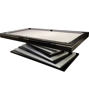 Modern Style Slate Bed 7ft 8ft 9ft Size Pool Billiard Table with Convertible Dining Top and Table Tennis Top