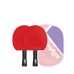 Most Popular 4 Star Ebony Carbon Ping Pong Paddle 7 Ply Pro Table Tennis Racket With Competitive Grade Rubber