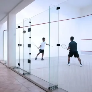 Movable Squash Court Sport Equipment Indoor Portable Squash Court With Sport Flooring Wood Floor Global Shipping Available