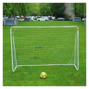 Movable Steel Soccer Goal Standard 5-A-Side Net Adults Customized Size Color School Games Outdoor Sports