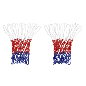 Muchan 2 Piece High Quality Standard Size Basketball Net 12 Ring Basketball Net Court Equipment Set