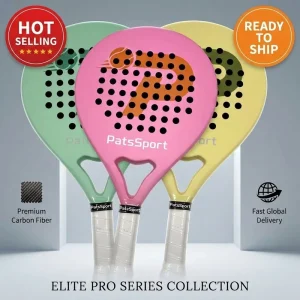 Multi Color 100% Carbon Fiber Padel Racket Matte UD Carbon 38mm 15°EVA Core 360g Light Beach Tennis Paddle