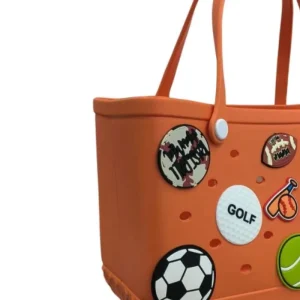 Multi Color Cute Mommy Pool Bag Accessories Large Beach Bag Handbag DIY Large Charms