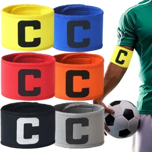 Multi colors Thicken Soft Neoprene SBR Football Sport Adult Captain Armband School Soccer Game Team Training Leader Wrist Band