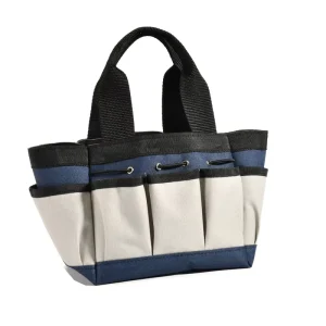 Multi pocket Heavy Duty Canvas Waterproof 600D Tool Backpack Adjustable Strap OEM Available Gardening Electricians Storage Bag