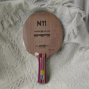 N11s Table Tennis Blade 5 Ply Pure Wood Fast Attack and Loop Entry Level Ping Pong Training for Beginner Intermediate