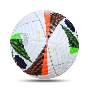 New Arrival Custom Logo PVC Leather Soccer Ball Size 5 High Quality Machine Stitched Football Ball
