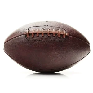 New Arrival Professional Brown Rugby Ball Custom Logo PU Leather Customizable Size 3 6 9 American Football Training Made Rubber