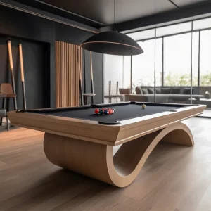 New Custom 8 Ball Luxury Design High End Indoor Modern Dining Billiard Pool Tables 7ft 8ft 9ft