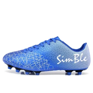 New Custom Logo Outdoor Grass Soccer Boots Botines Futbol Out-Sole Long Spikes Unisex Sports Football Shoes