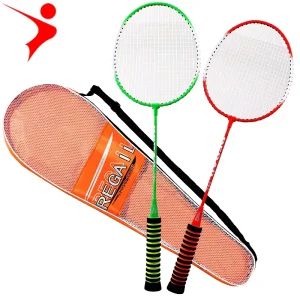 New Design Iron Badminton Racket Set Factory Professional Badminton Racket