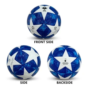 New Design Official Soccer Ball Size 5 Professional PU Durable Indoor Outdoor Printed Logo Sports Training Use Factory