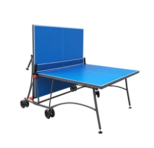 New Design Table Tennis Table for Outdoor 8 Wheels Stop System Balanced Legs for Easy Installation Smooth Top Double folded