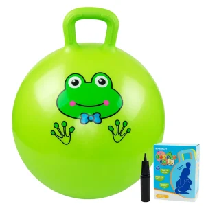 New Factory Direct Jumping Hopper Ball for Children Green Color Rubber Bouncy Ball Jumping Ball