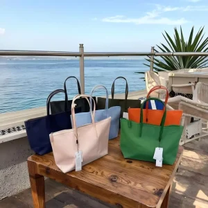 New High Quality PU Waterproof Zipper Single Shoulder Spring Autumn/Winter Woman Mom Shopping Bag Large Capacity Handbag