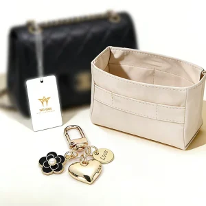New Luxury Bag Accessories Set Bag Charms Accessories & Bag Organizer Insert Handbag with Bag Chains Perfect for Purse Storage