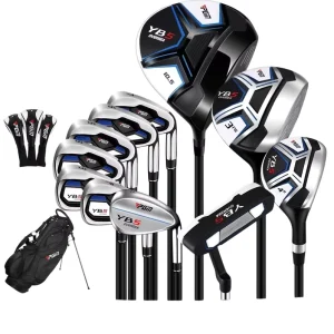 New Overseas Exclusive 11 Piece Golf Full Set Men’s Right Handed Beginner Set High Stability Steel Graphite Shaft