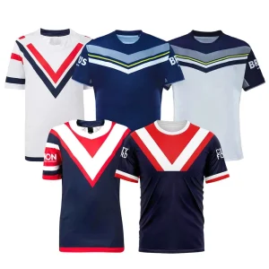 New PNG Full Sublimation Summer Rugby League Shirt with Anti UV and Anti Bacterial Features for Men