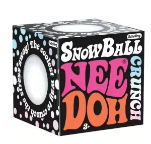 New Schylling NeeDoh Snowball Crunch Sensory Squeeze Ball Stress Relief Fidget Toy Soft Pinching Play Gift For Kids