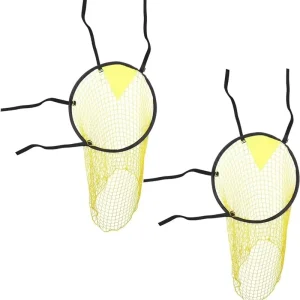 New Style Portable Basketball Training Target Goal Net Yellow Polyester Custom Size Court Equipment