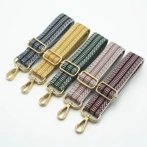 New Versatile Ethnic style Polyester Bag Strap Adjustable Wide Single shoulder Crossbody Bags Luggage Accessory