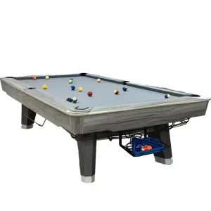 Nine Ball Professional Pool Table With Slate Cushion Ball Return System For Club And Home Use Snooker Billiard Table