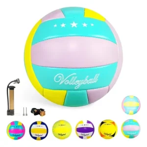 No. 5 Senior High School Entrance Examination Training Soft Volleyball PU Machine Sewn Ball for Students Cross Border
