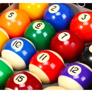Non Fading American Style 52.5mm Resin Billiards for Competition and Training