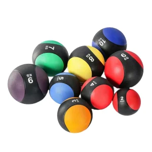 Non Slip Rubber Weighted 5kg 19 28.6cm Fitness Medicine Ball Exercise Toning Heavy Workout Ball with Customized Logo